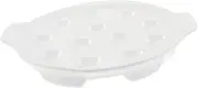 Hoement Escargot Baking Plate Ceramic Dish for Snails Conch and Shellfish Oven and Dishwasher Safe for Home and Restaurant Use