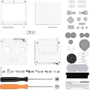 IPS Ready Upgraded eXtremeRate White Custom Replacement Housing Shell for Gameboy Advance SP GBA SP – Compatible with Both IPS & Standard LCD – Console & Screen NOT Included