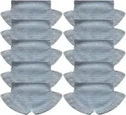 Main Brush Roll Brush Side Brush Mop Cloth HEPA Filter Compatible with 360 S6 Robotic Vacuum Cleaner Spare Parts Accessories (Color : 10 mop)