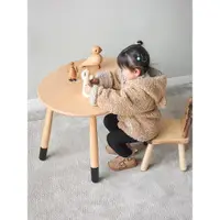 在飛比找ETMall東森購物網優惠-實木兒童書桌學習桌花生桌兒童桌椅寶寶游戲桌玩具桌子幼兒園桌子
