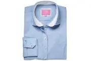 Brook Taverner Womens/Ladies Mirabel Formal Shirt (Sky Blue) - UTPC4690