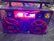 Fallout Radiation King - Fan Art Red Rocket ,The Rocket themed boom box radio