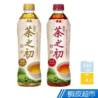 在飛比找蝦皮商城優惠-泰山 茶之初-紅茶/烏龍茶 535ml(4入/組) 拜拜必買