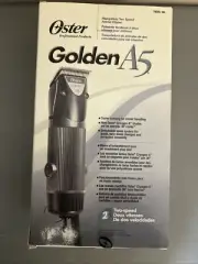 Oster Dog Clippers Golden A5 Professional Grooming #10 Blade 2-Speed 78005-140