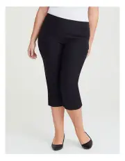 [Taking Shape] Editorial Crop Pant in Black