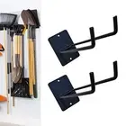 Garden Tool Rack Garage Organization Easy Installation Includes Ladder Hooks