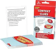 Edupress Reading Comprehension Practice Cards, Context Clues, Red Level (EP63071)