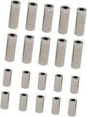 Pegciuho 20x Locking Sleeves Fishing Sleeve to A Barrel for Nylon Lines