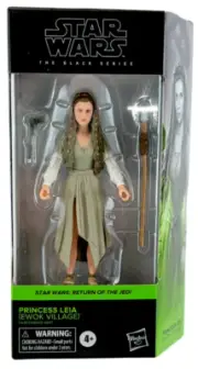 Star Wars Mandalorian Black Series Princess Leia 6" Figure Ewok Village 2022