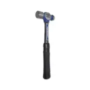Vaughan Ball Pein Hammer, Straight Fiberglass Handle, 13 In