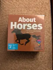 Word Teasers ABOUT HORSES Conversation Starters Fun Trivia Card Game NEW