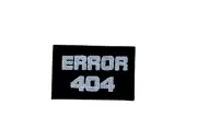 Embroidery patch sew badge iron on glue transfer error 404