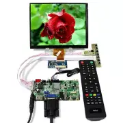 HD VGA AV Audio USB LCD Controller Board 8in HJ080IA 01E 1024x768 IPS LCD