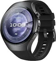 [HUAWEI] Watch 5, 46mm Smartwatch, Multi-Sensing X-TAP, Health MOT, Running Watches, Real-Time Fingertip Blood Oxygen, up to 11 Days Battery Life, eSIM, Aerospace-Grade Titanium, iOS & Android, Black