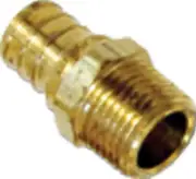 SharkBite UC138LFA Barbed PEX Pipe Adapter, 3/4 In. Brass Barb Insert x 1/2 In.