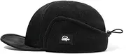 [Croogo] Fleece Baseball Cap with Ear Flaps Warm Earmuff Cap Foldable Trapper Hat Ushanka Hat Winter Flat Brim Dad Hats