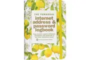 Peter Pauper Press The Personal Internet Address & Password Logbook Amalfi Lemons 345745