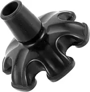 Rubber Foot Pads for Crutches Walker Accessories Walking Stick Tips Walking Sticks Parts Hiking Pole Tips Replacement Walking Cane Rubber Tips Cane Tips to Keep Upright Black