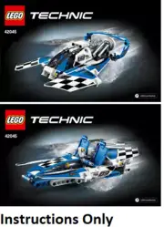 NEW INSTRUCTIONS ONLY LEGO HYDROPLANE RACER 42045 books manuals Technic from set