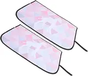 TINEASUR 2pcs Shade Car Privacy Curtains Side Window Sun Shade Car Window Covers Van Window Covers Car Window Shades Sun Shade for Car Automotive Window Sunshades Car Curtain