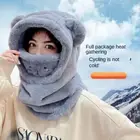 Anti-freezing Pullover Hat With Mask Cycling Cap Ear Protection Hat Winter