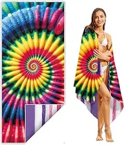 THISFIND Beach Towel Sand Free Quick Dry Absorbent Compact Towels for Swimming Pool Camping Beach Accessories Large Easy Pack Travel Things for Vacation Essentials Adult (03)