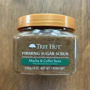 Tree Hut Firming Sugar Scrub W/Caffeine Mocha & Coffee Bean 18 oz. HTF - NEW