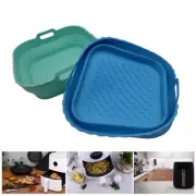 2Pcs Silicone Air Fryer Silicone Liners for Air Fryer Tray