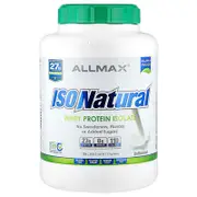 ALLMAX, ISONatural™, Pure Whey Protein Isolate, Unflavored, 5 lbs (2.27 kg)