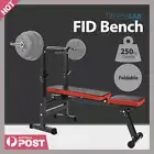 FitnessLab Adjustable Weights Bench FID Fitness Flat Incline Gym Home Workout