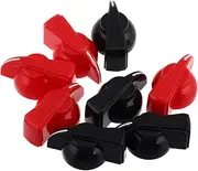 CATIEBYE 8pcs Guitar Potentiometer Knobs Replacement Volume Tone Control Knobs for Audio Equipment Compatible with Electric Acoustic Guitars for Home Stage Use