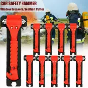 10xCar Safety Hammer Emergency Escape Tool Car Window Breaker & Seat Belt Cutter