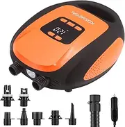 Paddle Board Pump Electric Portable,KOSMEGAL SUP Pump for Paddleboard,20PSI Air Compressor with Auto-Off,Deflation Function and 12V DC Car Connector for Inflatables,Kayaks and Boats