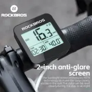 ROCKBROS 2" Waterproof Bicycle Computer GPS Speedometer MTB Road Bike Computer
