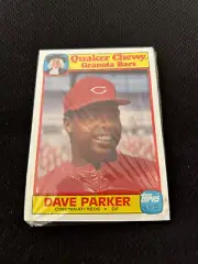 DAVE PARKER 1986 TOPPS ODD BALL QUAKER BARS SEALED BASEBALL CARDS CELLO PACK