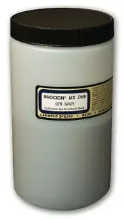 Navy Blast Tie Dye Powder - 1lb of Procion Mx Dye for Cold Water Fiber Reactive