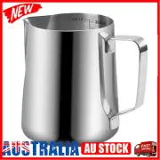 Stainless Steel Milk Jug Frothing Frother Coffee Latte Pitcher Metal Tea Gravy+