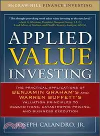 在飛比找三民網路書店優惠-Applied Value Investing—The Pr