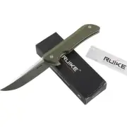 Ruike Hussar P121 Green G-10 Linerlock Folding Pocket Knife RKEP121G