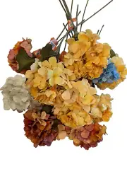 Lot of 17 Hydrangea Artificial Flowers 27" Summer Flower Stem Fake Flowers