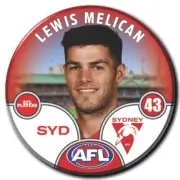 2025 AFL Sydney Swans Football Club - MELICAN, Lewis