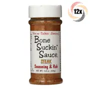 12x Shakers Bone Suckin' Sauce Steak Seasoning & Rub | 5.8oz | Fast Shipping