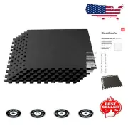 Versatile 24x24 Inch Interlocking Foam Floor Mats for Indoor Gym & Playroom