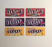 6 VENDSTAR VENDING MACHINE CANDY STICKERS Label 1.25 x 3 M&M MIX
