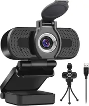 1080p Full Hd Webcam,Computer Laptop Pc Mac Desktop Camera for Conference and Video Call,Pro Stream Webcam Built-in Mic
