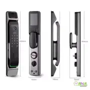 Multi Function Smart Door Lock Password Card - Remote Access Face lock