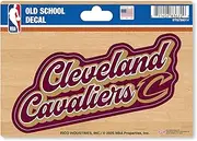 Rico Industries NBA Basketball Cleveland Cavaliers Vintage Look 4" X 6" Decal
