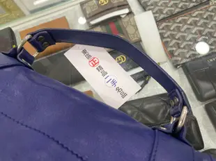 ㊣東區正精品㊣Proenza Schouler PS1 C1 藍紫色全皮銀釦釦式翻蓋手提包斜背包兩用包中款 RZ3425