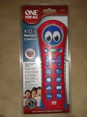 KIDS REMOTE CONTROL Directv Dish Network ALL FOR ONE PREPROGRAMMED HTF