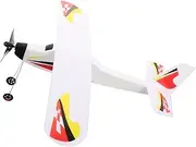 Rubber Band Powered Airplane Model Outdoor Sports Glider for Safe and Easy Assembly Seconds Flying Present for Boys Style